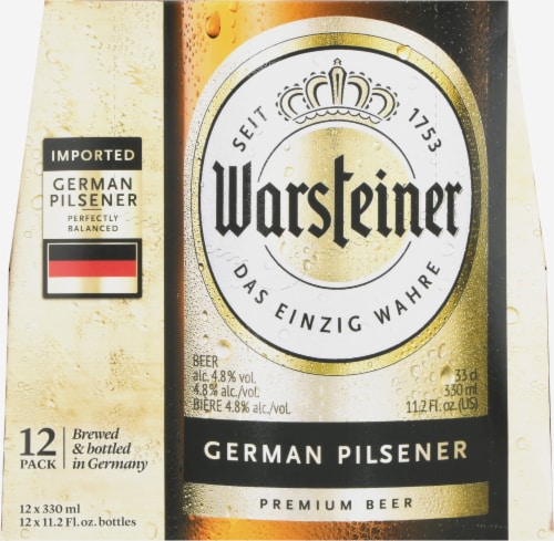 Warsteiner German Pilsener Perspective: front