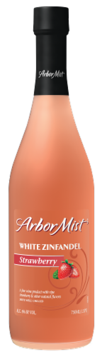 Arbor Mist Strawberry White Zinfandel Sweet Wine Perspective: front