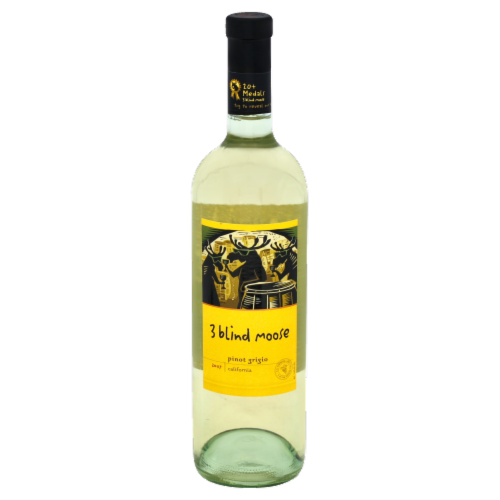 3 Blind Moose Pinot Grigio Perspective: front