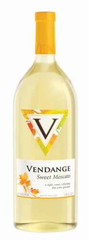 Vendange Sweet Moscato White Wine Perspective: front