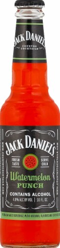 Jack Daniel's Country Cocktails Watermelon Punch Flavored Hard Beverage Single Bottle Perspective: front