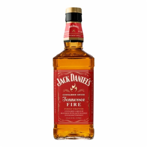 Jack Daniel's Tennessee Fire Cinnamon Flavored Whiskey Perspective: front