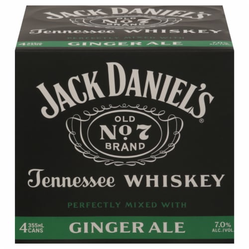 Jack Daniel's® Ginger Ale Cans Perspective: front
