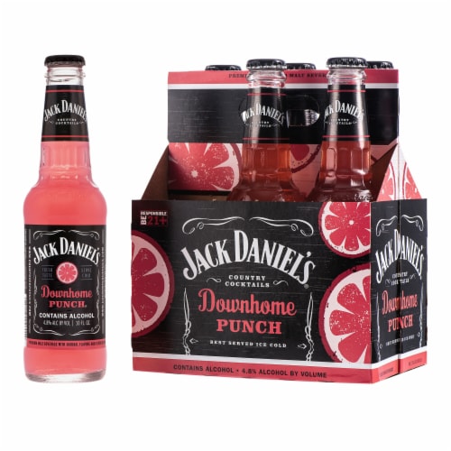 Jack Daniel's® Country Cocktails Downhome Punch® Malt Beverage Perspective: front