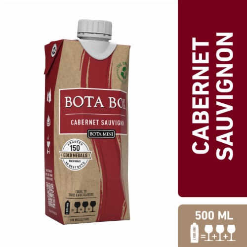 Bota Mini Cabernet Sauvignon Red Wine Perspective: front