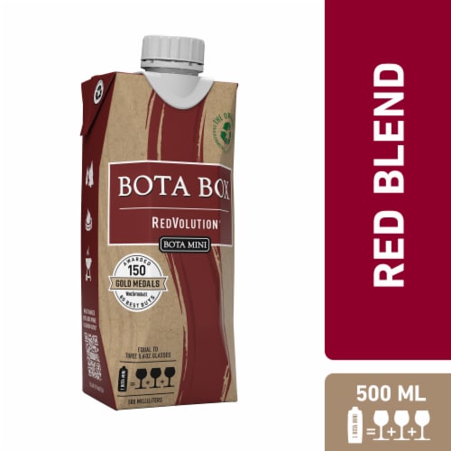 Bota Mini RedVolution Red Wine Blend Perspective: front