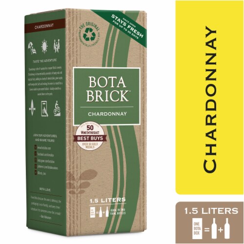 Bota Brick Chardonnay White Wine Perspective: front