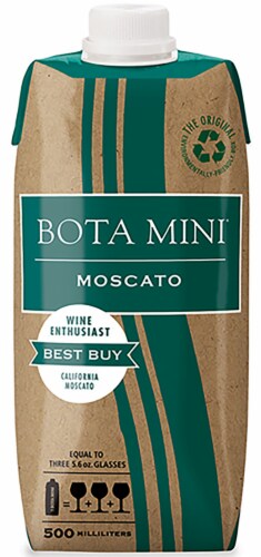 Bota Box Mini Moscato White Wine Perspective: front