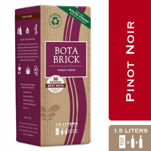 Bota Brick Pinot Noir Red Wine California Perspective: front