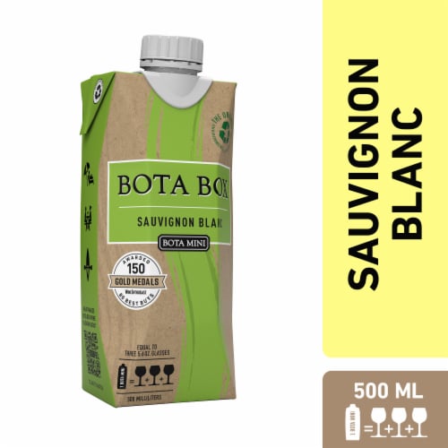Bota Mini Sauvignon Blanc White Wine Perspective: front