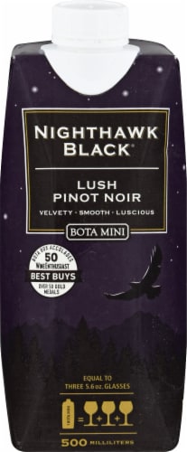 Bota Box Nighthawk Black Lush Pinot Noir Table Wine Perspective: front