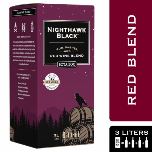 Nighthawk Black Rum Barrel Aged Red Wine Blend, 3l - Pick ‘n Save