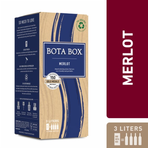 Bota Box Merlot Red Wine Perspective: front