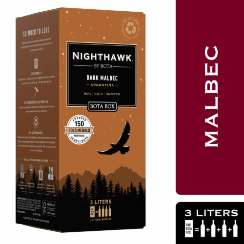 Nighthawk Black by Bota Box Dark Malbec Red Wine