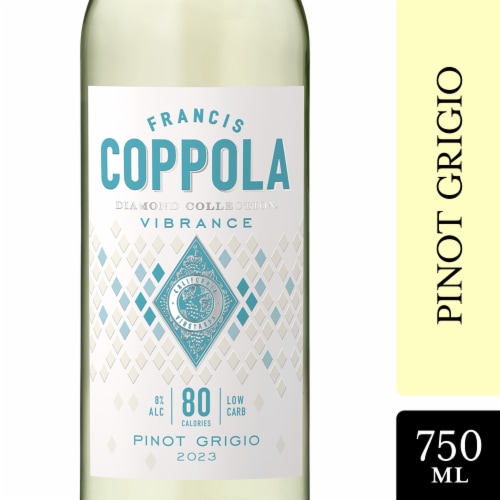 Coppola Diamond Collection Vibrance Pinot Grigio California White Wine Perspective: front