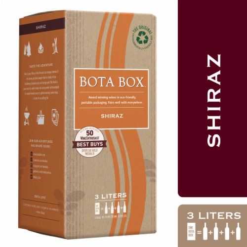 Bota Box Shiraz Red Wine California Perspective: front