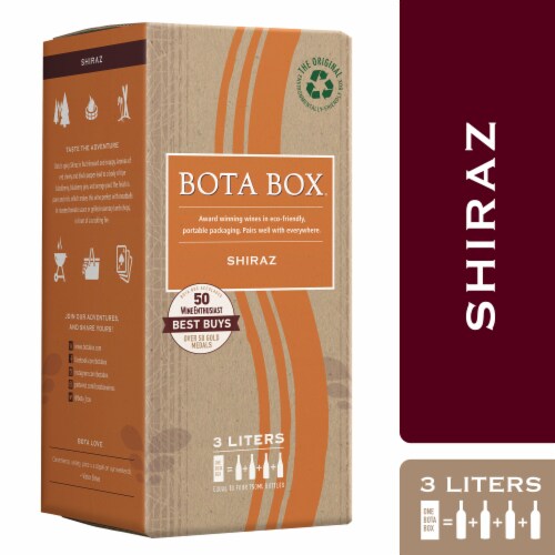 Bota Box Shiraz Red Wine California Perspective: front