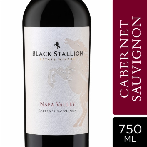 Black Stallion Cabernet Sauvignon Napa California Red Wine Perspective: front