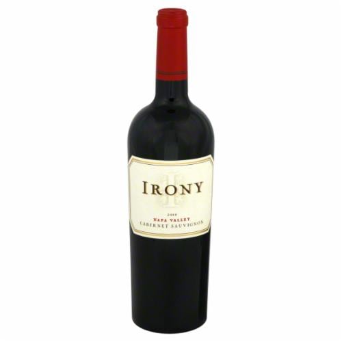 Irony Cabernet Sauvignon Red Wine Perspective: front