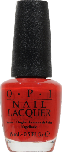 OPI Big Apple Red Nail Lacquer Nail Polish Perspective: front