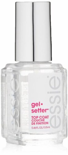 Essie Gel Setter Top Couche Nail Polish Perspective: front
