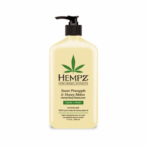 Hempz Sweet Pineapple & Honey Melon Herbal Body Moisturizer Perspective: front