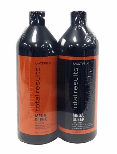Matrix Total Results Sleek Shampoo and Conditioner Duo Perspective: front