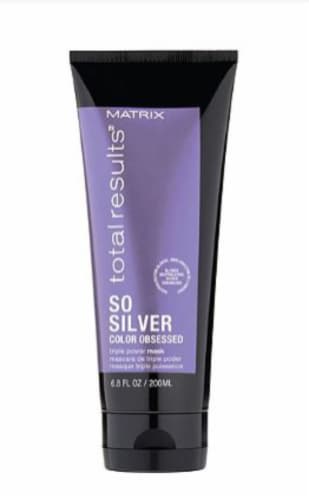 Matrix Total Results So Silver Triple Power Hair Mask Perspective: front