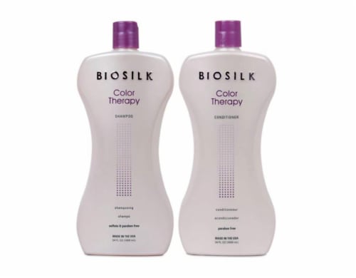 Biosilk Color Therapy Shampoo and Conditioner Perspective: front