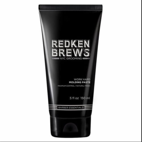 Redken Brews Work Hard Molding Paste Perspective: front