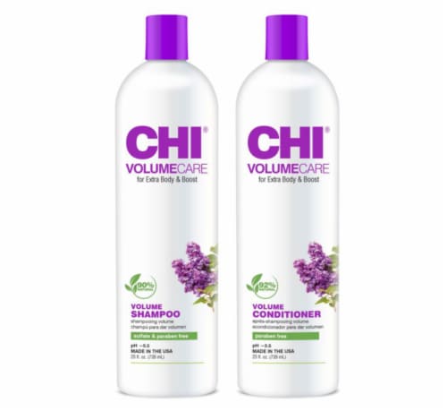 CHI Volume Care Shampoo & Conditioner Perspective: front