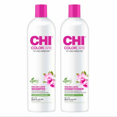 CHI Colorcare Lock Shampoo & Conditioner Perspective: front