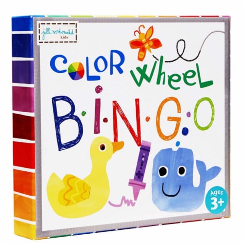 Color Wheel Puzzle Bingo Game Perspective: front