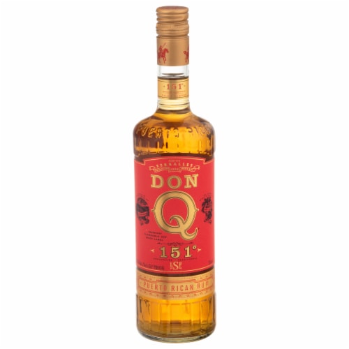 Don Q 151 Puerto Rican Rum Perspective: front