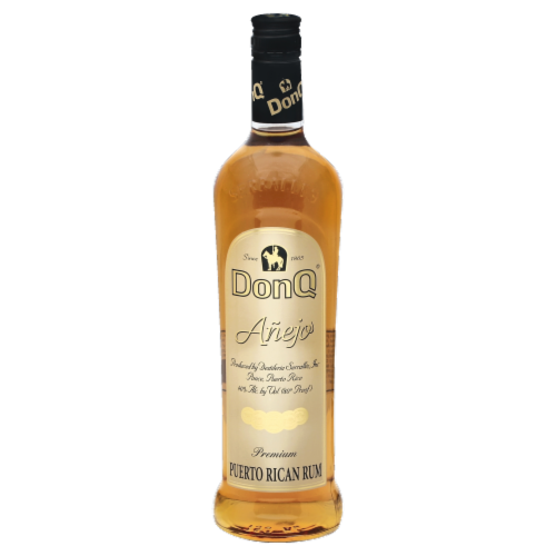 Don Q Anejo Puerto Rican Rum Perspective: front