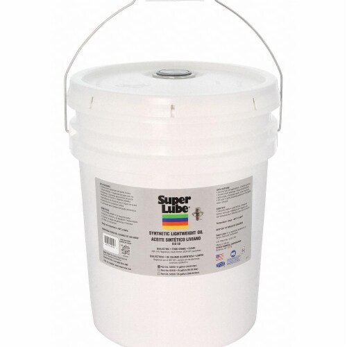 Super Lube Synthetic Oil,ISO 68, 5 Gal.  52050 Perspective: front