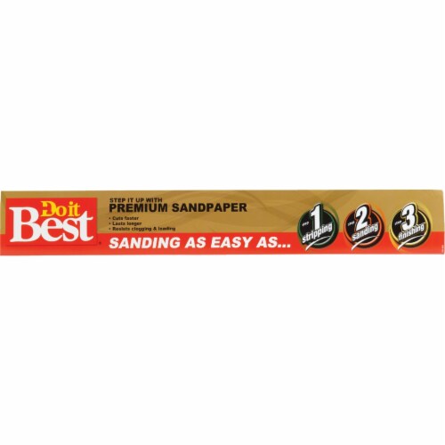 Ali Industries Sandpaper Rack Display Label C011-0209D Perspective: front