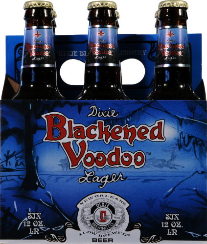 Dixie Blackened Vodoo Lager Perspective: front