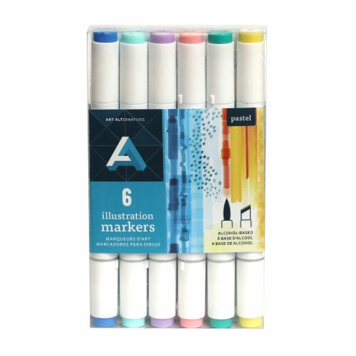 Art Alternatives Illustration Markers Set - Pastel Perspective: front