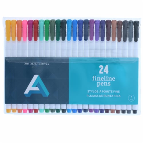 Art Alternatives 24 Fineline Pens Perspective: front