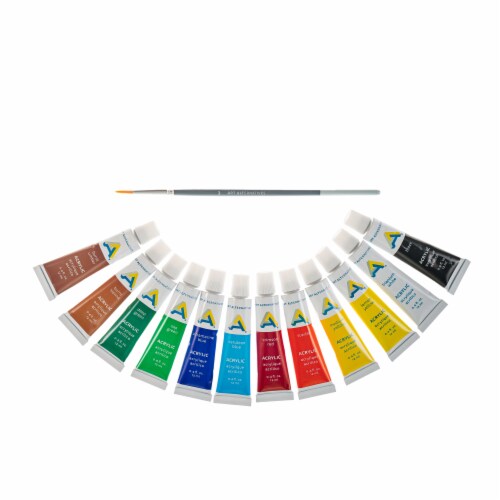 Art Alternatives 12 Color Acrylic Paint Set Perspective: front