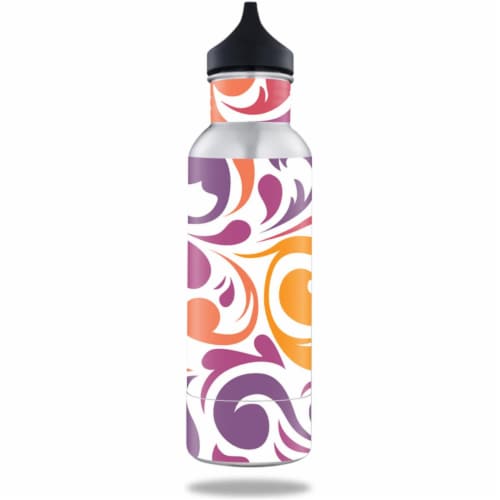 MightySkins BOKE12ST-Swirly Girly Skin for BottleKeeper 12 oz Standard Wrap Cover Sticker - S Perspective: front