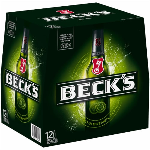 Beck's Pilsner Beer Perspective: front