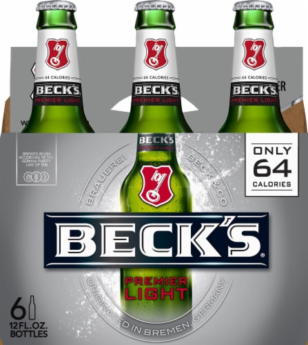 Beck's® Premier Light Beer Perspective: front