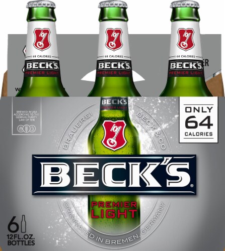 Beck's® Premier Light Beer Perspective: front