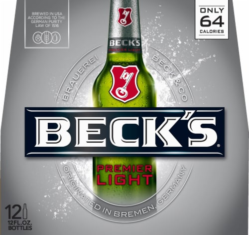 Beck's® Premier Light Beer Perspective: front