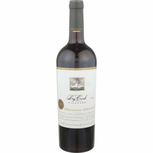 Dry Creek Vineyard Cabernet Sauvignon California Red Wine Perspective: front