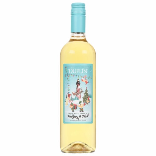 Duplin Sweet White Naughty & Nice North Carolina White Wine Perspective: front