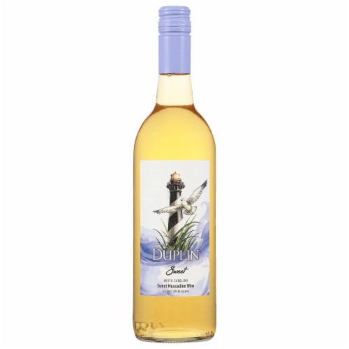 Duplin® Sweet Muscadine North Carolina White Wine Perspective: front