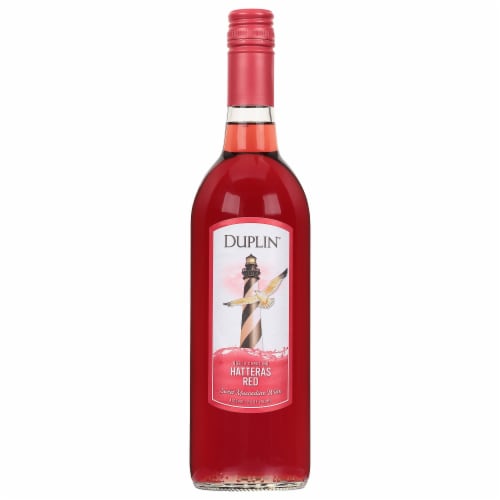 Duplin® Hatteras Red Sweet Muscadine North Carolina Red Wine Perspective: front